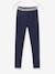 Meisjes legging met iriserende riem gemêleerd grijs+MARINE GRIJS+oudroze+ZWART - vertbaudet enfant 