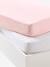 Set van twee babyhoeslakens uit rekbare jersey beige+CURRYGEEL+Groenblauw + wit+LICHTGRIJS+mosterdgeel+ROZE PALE+saliegroen+wit - vertbaudet enfant 