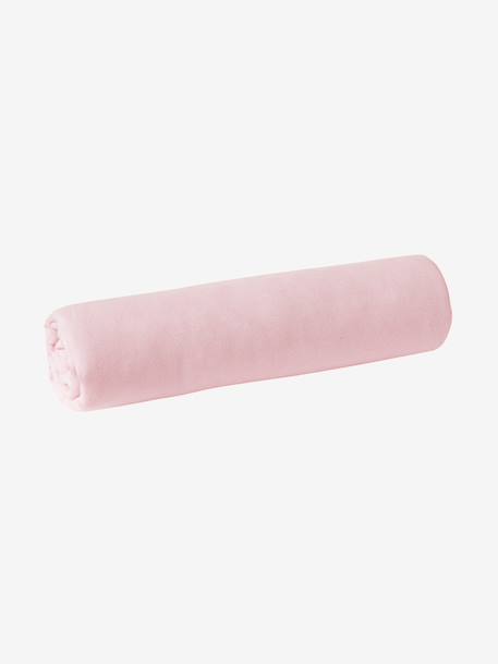 Set van twee babyhoeslakens uit rekbare jersey beige+CURRYGEEL+Groenblauw + wit+LICHTGRIJS+mosterdgeel+ROZE PALE+saliegroen+wit - vertbaudet enfant 