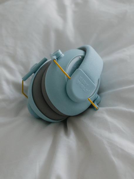 Hoofdtelefoon met ruisonderdrukking Kidynoise - KIDYWOLF blauw - vertbaudet enfant 