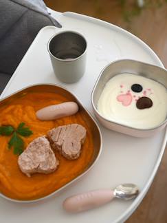 3-delige lunchbox van roestvrij staal BEABA  - vertbaudet enfant