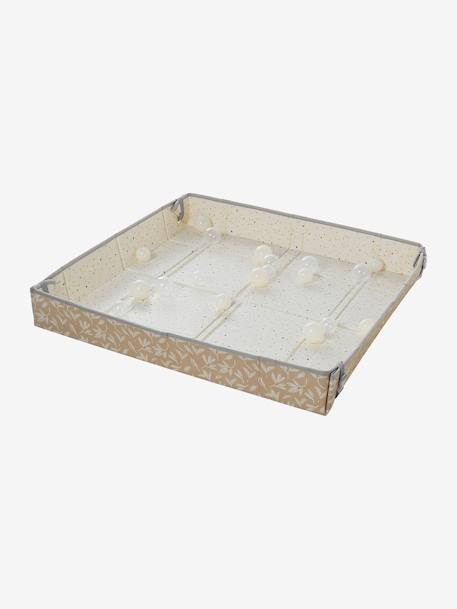 Omkeerbaar en opvouwbaar tapijt met ballen beige+groen - vertbaudet enfant 
