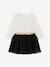 Babyset voor meisjes, t-shirt, rok met glitter zwart - vertbaudet enfant 
