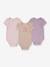 Set van 3 body's met korte mouwen HUGGIES grijs - vertbaudet enfant 