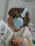 Hoofdtelefoon met ruisonderdrukking Kidynoise - KIDYWOLF blauw - vertbaudet enfant 