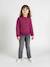 Slim jeans gemiddeld meisjes donkerblauw+gebleekt denim+grijs+middenblauw - vertbaudet enfant 