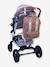 Luiertas in rugzakmodel Family Club Signature CHILDHOME bruin+ecru+groen - vertbaudet enfant 