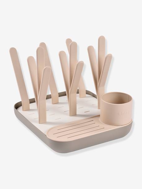 Afdruiprek voor flessen Forêt BEABA beige+saliegroen+terracotta - vertbaudet enfant 