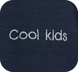 Texte blanc Cool Kids